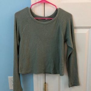 Green Longsleeve Pacsun Top